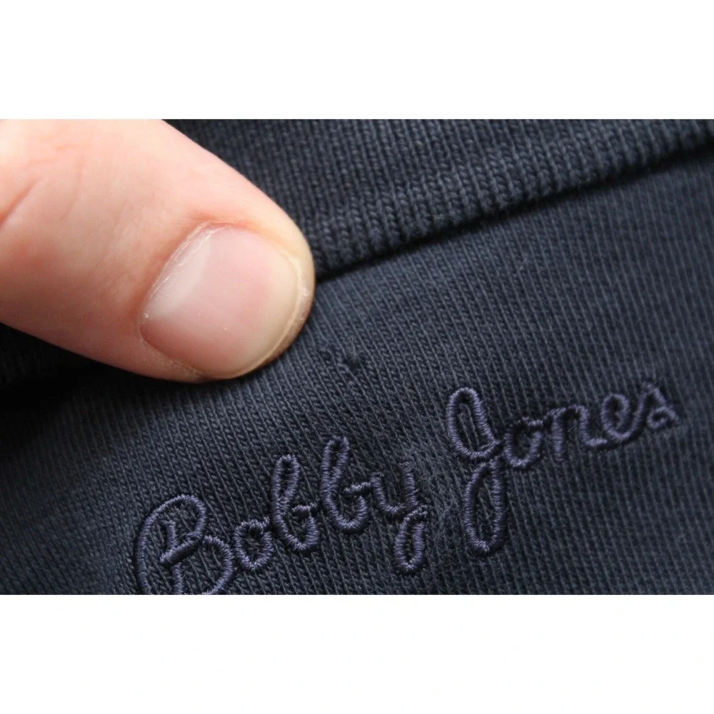 Booby Jones Coca-Cola Tour Championship Zip Neck Polo‎ Sweater Navy Pima Mens XL